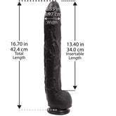 Dildos and Dongs Dick Rambone Cock Black Large Size DONGS